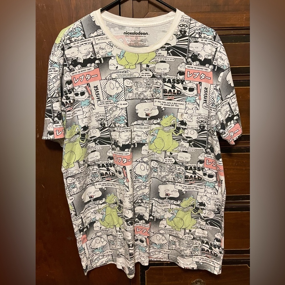Nickelodeon Rugrats Reptar Doodle Short Sleeve Graphic T-Shirt